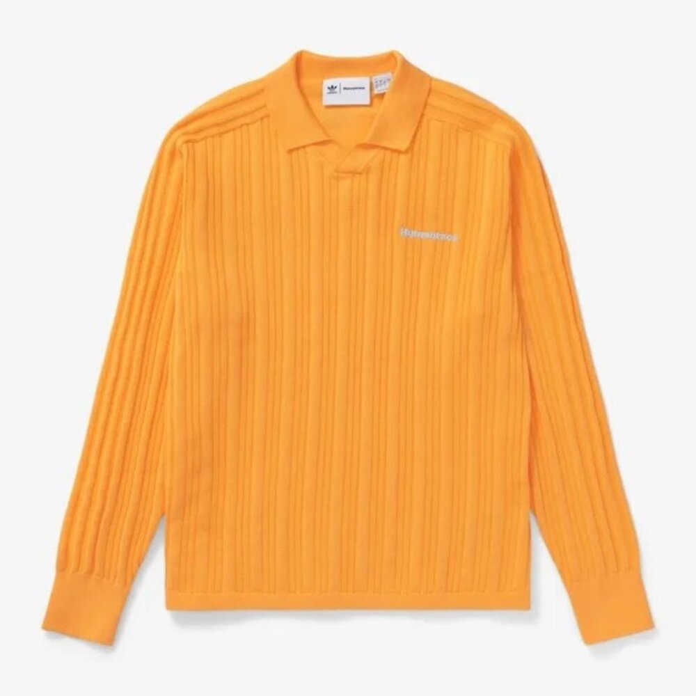 NWT ADIDAS X PHARRELL WILLIAMS x Humanrace KNIT LONG SLEEVE JERSEY 'HAZY ORANGE' - Picture 6 of 9